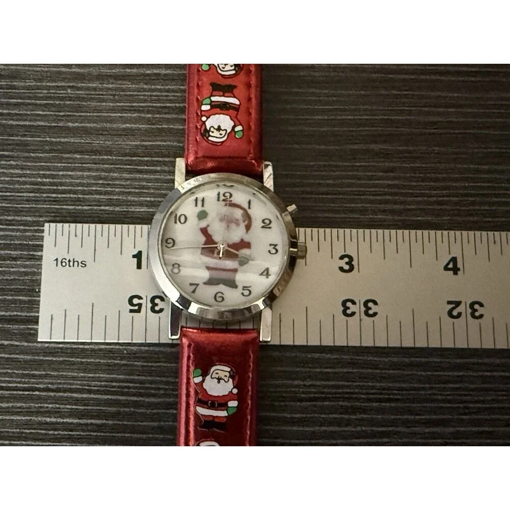 Ho-Ho-Ho! Festive Fun with this Santa Claus Women's Watch New Battery